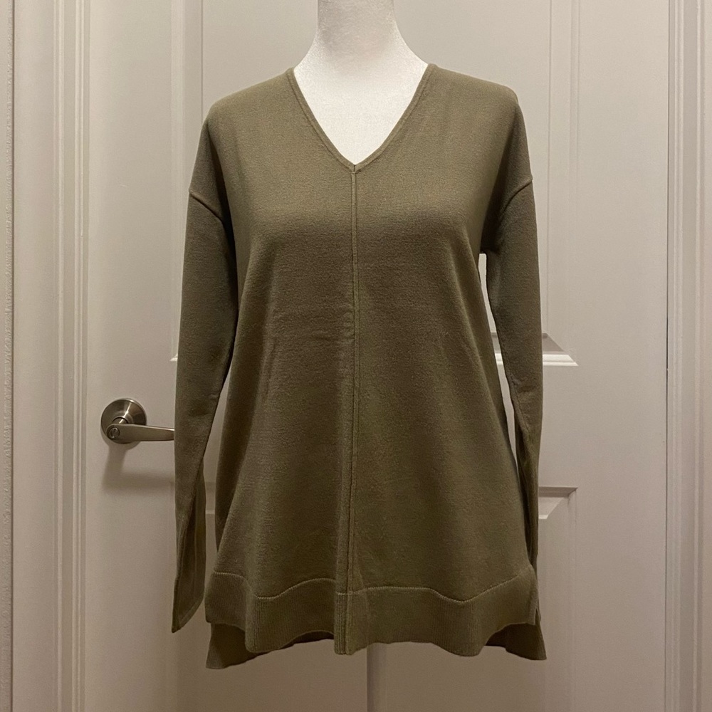 Gibson Latimer hi-lo, long sleeve tunic (S)